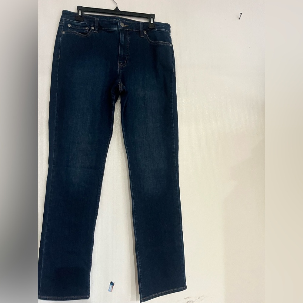 Ralph Lauren Women's Dark Blue Straight Leg Jeans